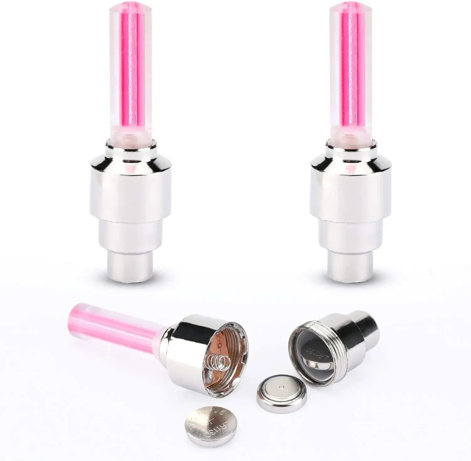 Bicycle Wheel Light Motion Sensor LED Light Waterproof Mini Neon Light Tire Nozzle Valve Cap Light for Car Motorcycle Bicycle