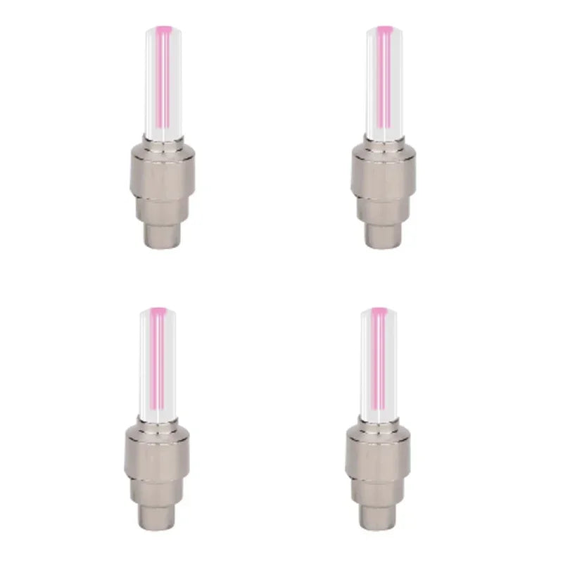 Bicycle Wheel Light Motion Sensor LED Light Waterproof Mini Neon Light Tire Nozzle Valve Cap Light for Car Motorcycle Bicycle
